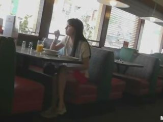 Cookie spotted in the diner fucked hard